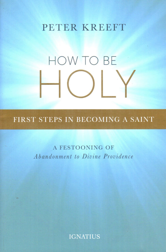 How to be Holy: First Steps in Becoming a Saint