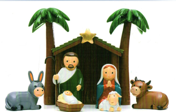 Nativity Scene - 7 Piece Set (Little Drops of Water)