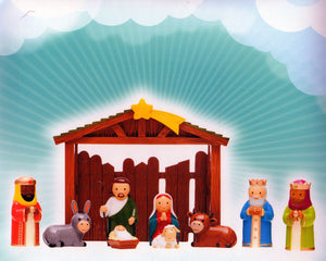 Nativity Scene - 10 Piece Set (Little Drops of Water)