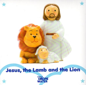 Statue - Jesus, the Lamb and the Lion (Little Drops of Water) 100mm