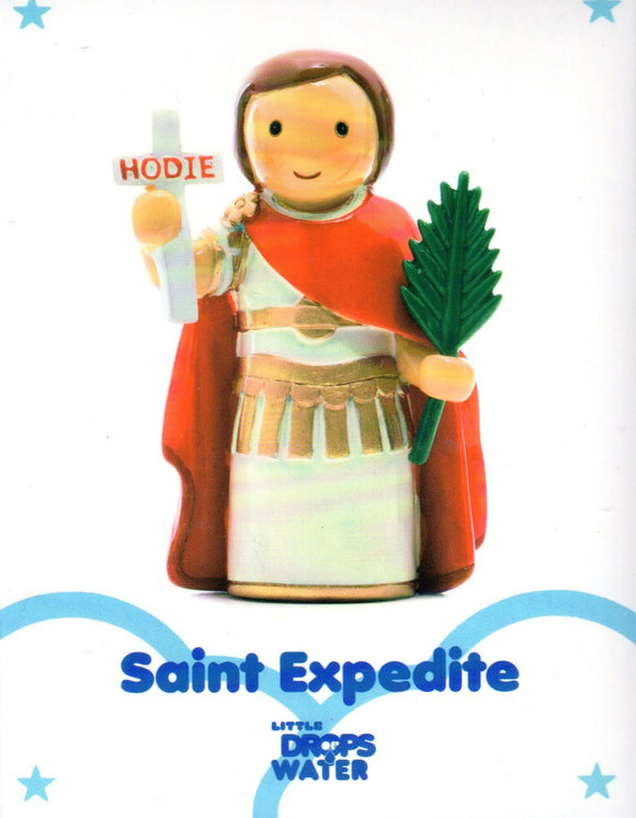 Statue - Saint Expedite (Little Drops of Water) 100mm