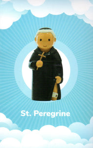 Statue - St Peregrine (Little Drops of Water) 100mm