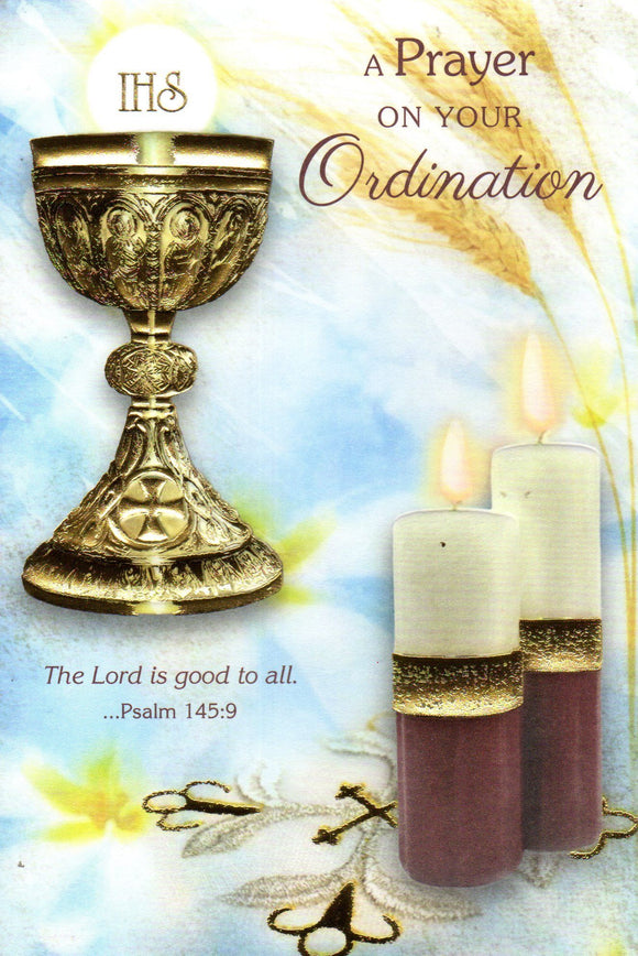 Card - Greeting:  A Prayer for Your Ordination