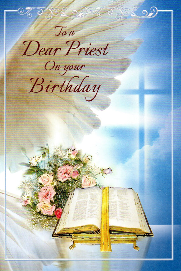 Greeting Card - To a Dear Priest on your Birthday
