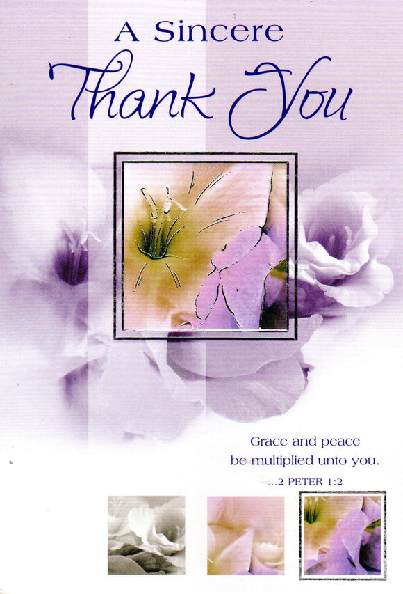 Greeting Card - A Sincere Thank You GC53047