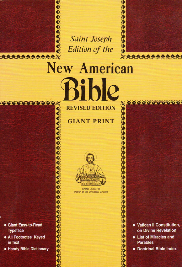 New American Bible Revised Edition Giant Print Imitation Leatherette