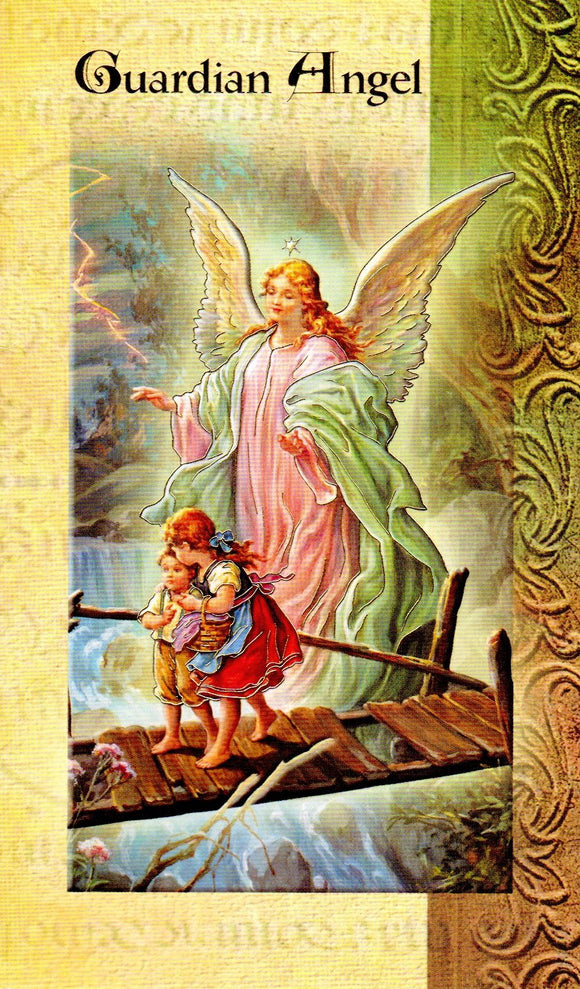 Prayer Card & Biography - Guardian Angel