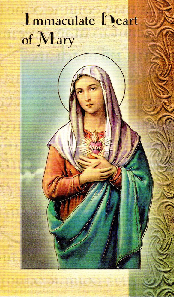 Prayer Card & Biography – Immaculate Heart of Mary