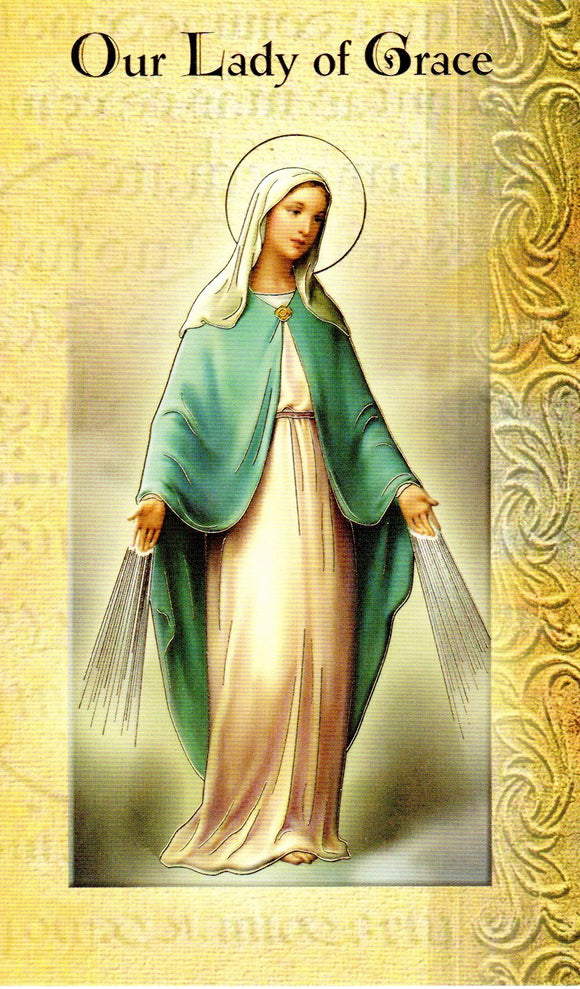 Prayer Card & Biography – Our Lady of Grace