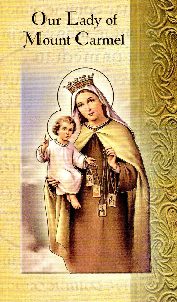 Prayer Card & Biography - Our Lady of Mount Carmel