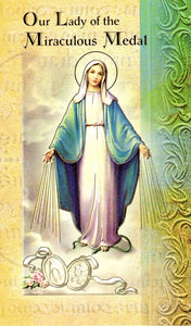 Prayer Card & Biography – Our Lady of the Miraculous Medal