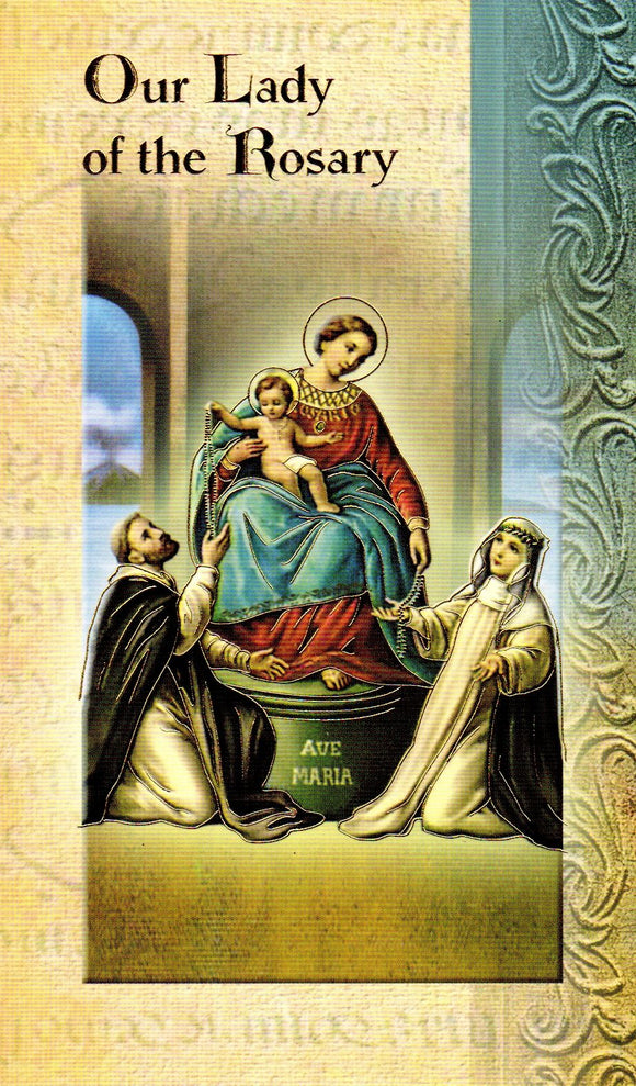 Prayer Card & Biography – Our Lady of the Rosary