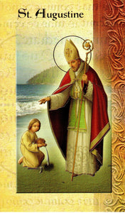 Prayer Card & Biography - St Augustine