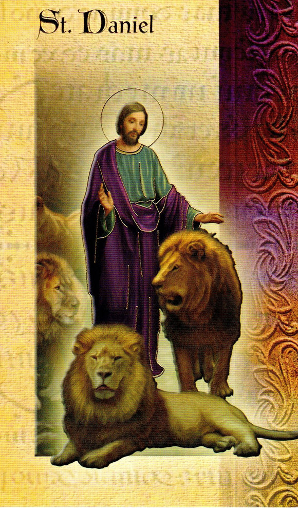 Prayer Card & Biography - St Daniel