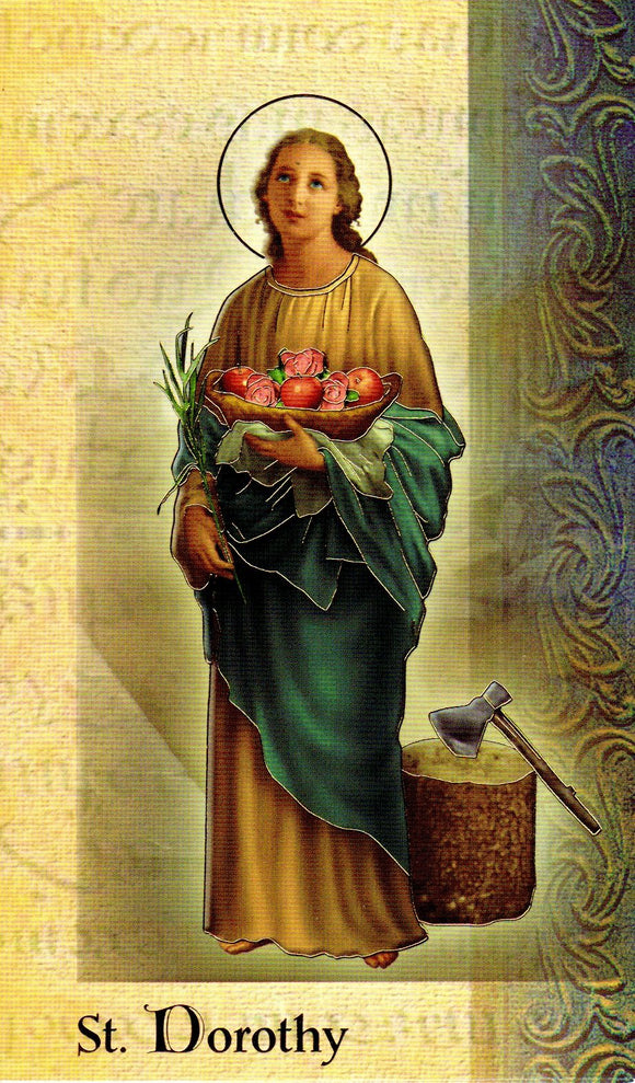 Prayer Card & Biography - St Dorothy