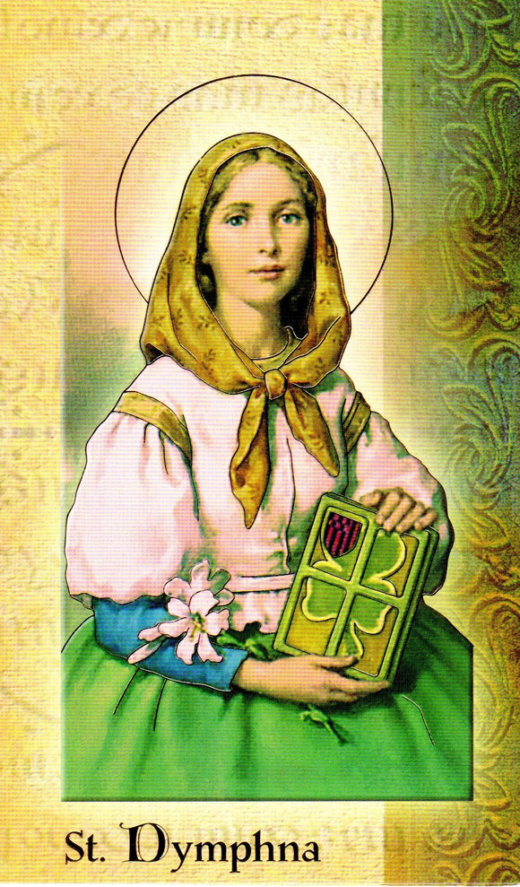 Prayer Card & Biography - St Dymphna