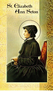 Prayer Card & Biography - St Elizabeth Ann Seton