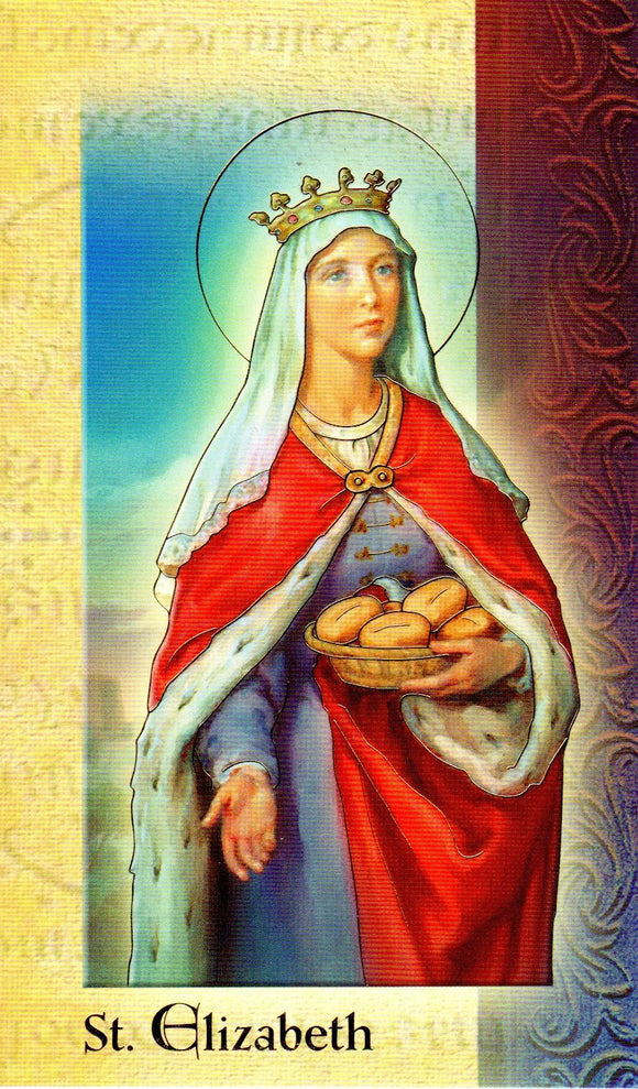 Prayer Card & Biography - St Elizabeth of Hungry