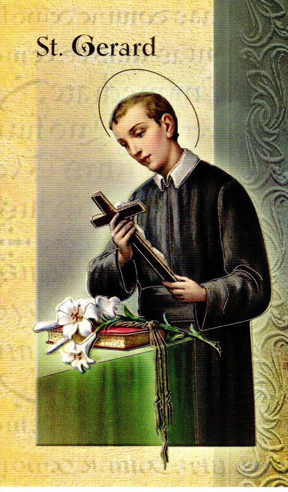 Prayer Card & Biography - St Gerard of Majella