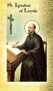 Prayer Card & Biography - St Ignatius of Loyola