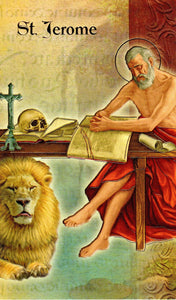 Prayer Card & Biography - St Jerome