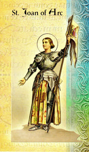 Prayer Card & Biography – St Joan of Arc