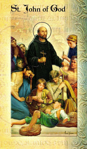 Prayer Card & Biography - St John of God