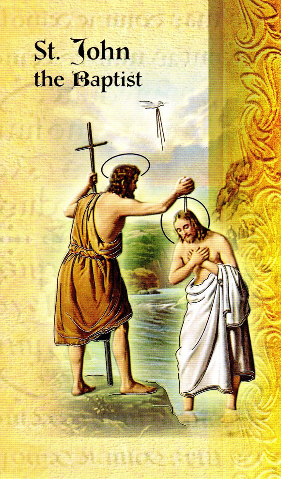 Prayer Card & Biography - St John the Baptist