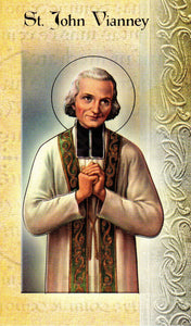 Prayer Card & Biography - St John Vianney