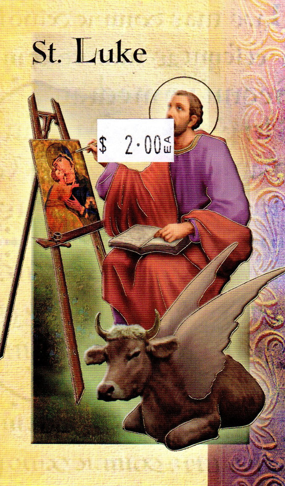 Prayer Card & Biography – St Luke