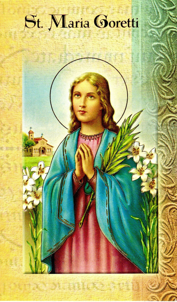 Prayer Card & Biography - St Maria Goretti