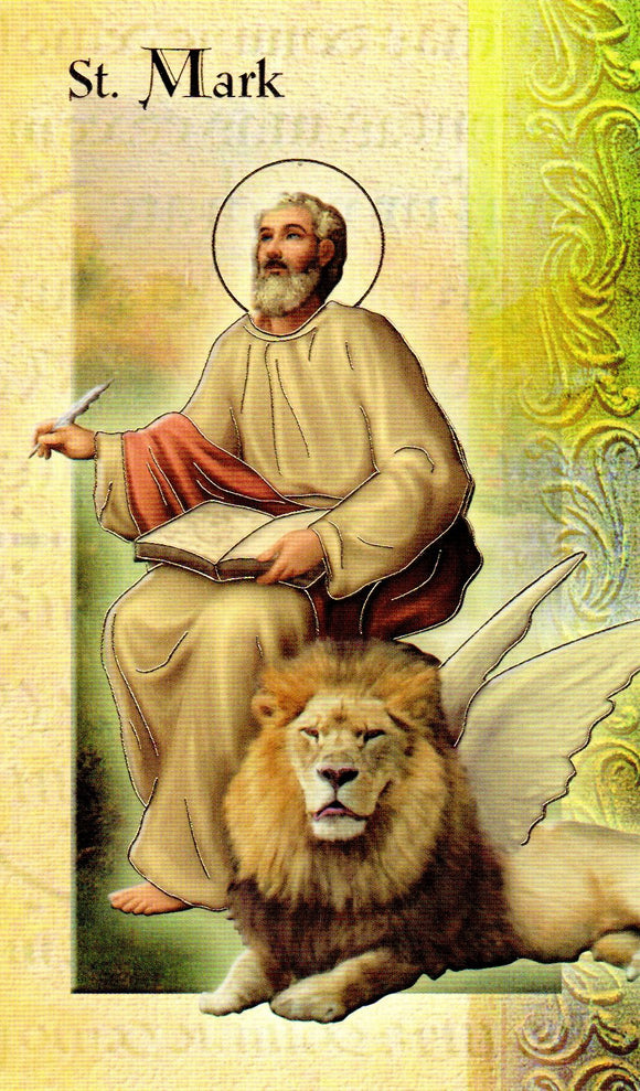 Prayer Card & Biography - St Mark