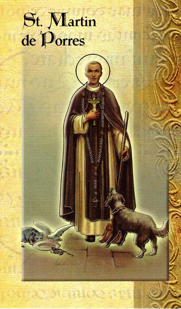 Prayer Card & Biography – St Martin de Porres