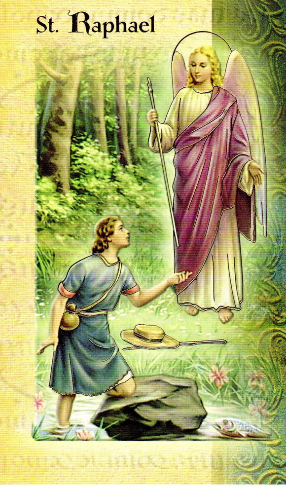 Prayer Card & Biography - St Raphael