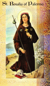 Prayer Card & Biography - St Rosalia of Palermo