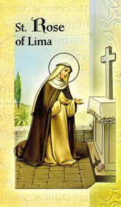 Prayer Card & Biography - St Rose of Lima