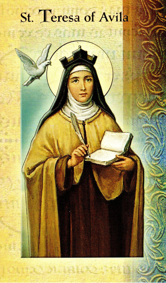 Prayer Card & Biography - St Teresa of Avila