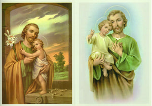 Prayer Card - Prayers to St Joseph x 2