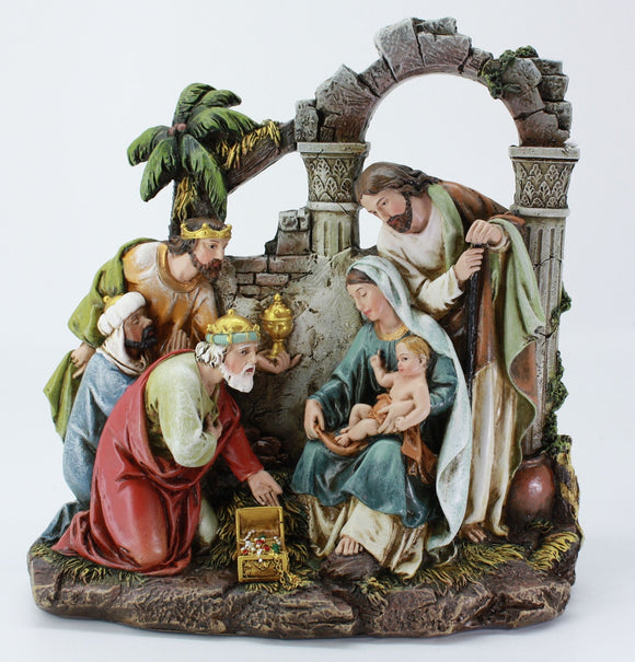 Statue - Nativity Scene with Kings 190mm