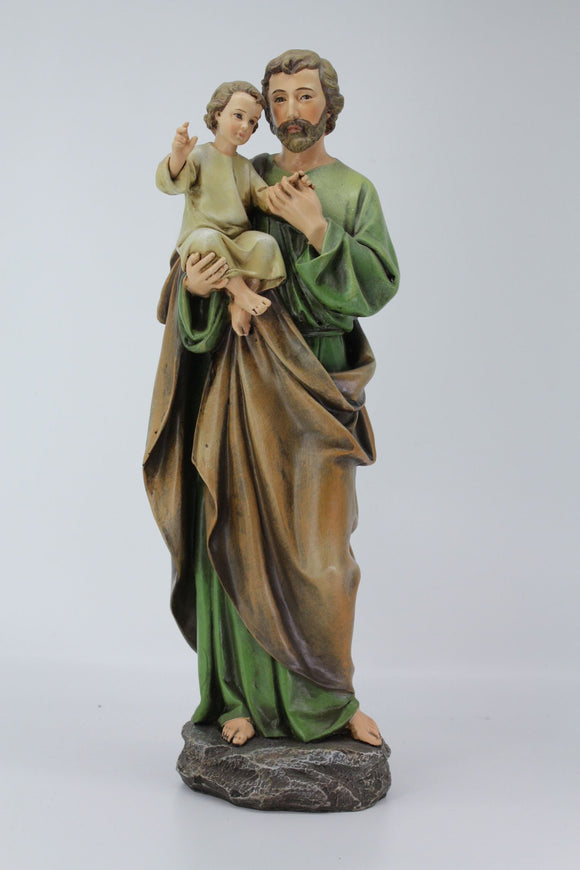 Statue - St Joseph Carrying the Child Jesus 350mm