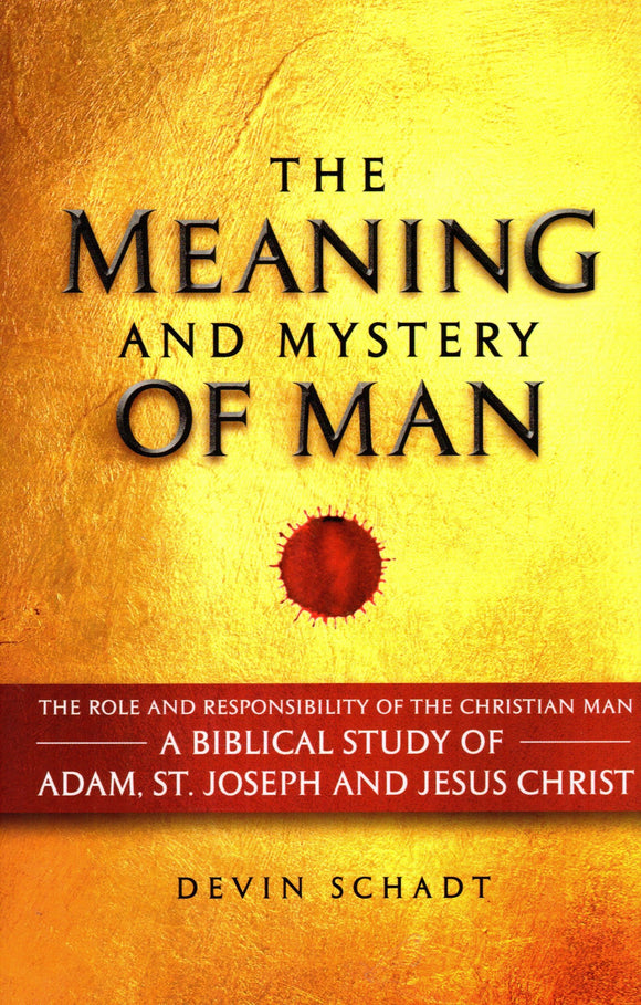 The Meaning and Mystery of Man: The Role and Responsibility of the Christian Man - A Biblical Study of Adam, St Joseph and Jesus Christ