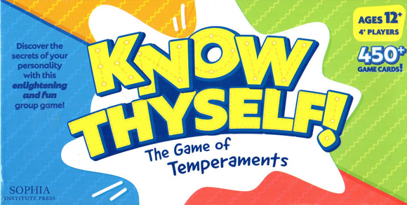 Know Thyself! The Game of Temperaments 450+ Game Cards