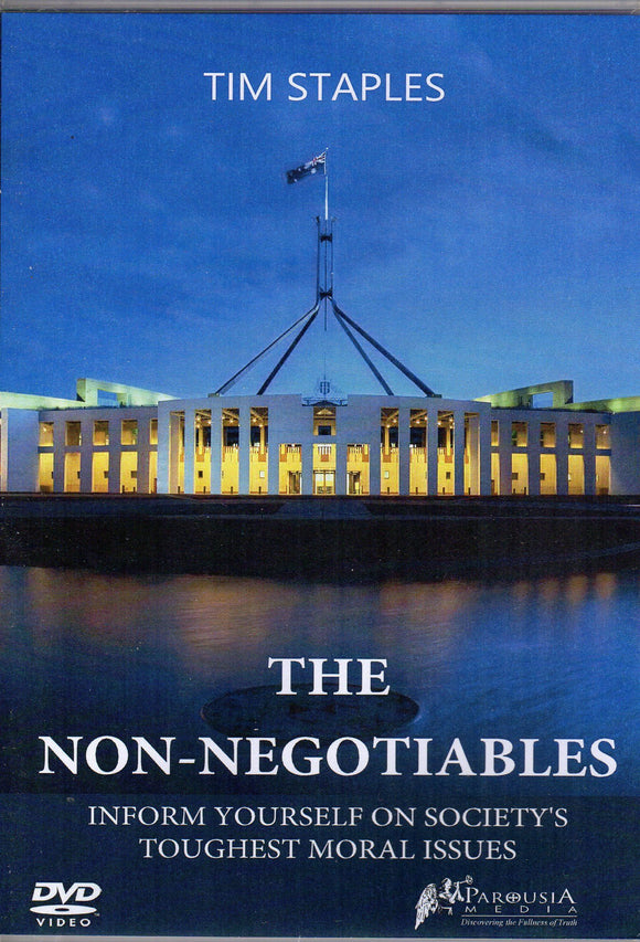 The Non-Negotiables: Inform Yourself on Society's Toughest Moral Issues DVD