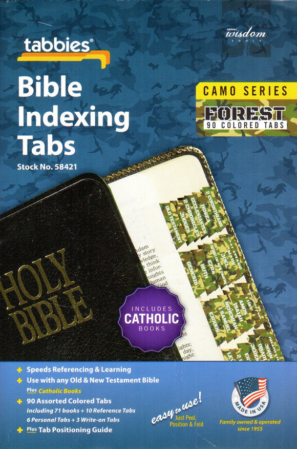 Tabbies: Bible Indexing Tabs Cameo Forest