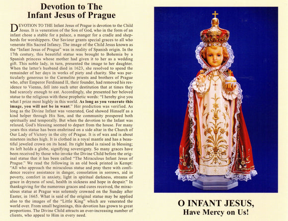 Poweful Novena to the Infant Jesus of Prague (For Cases of Urgent Need)
