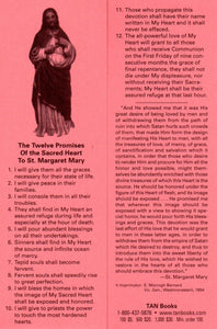 The Twelve Promises of the Sacred Heart to St Margaret Mary Bookmark