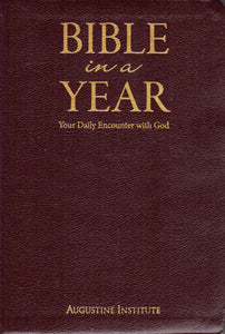 Bible in a Year: Your Daily Encounter with God (RSV, Leather)