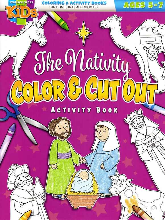 The Nativity Colour and Cut Out Book