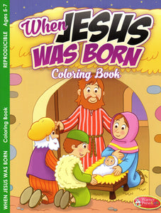 When Jesus Was Born Colouring Book