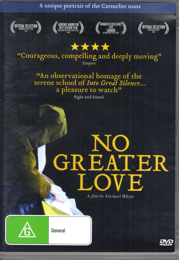 No Greater Love DVD